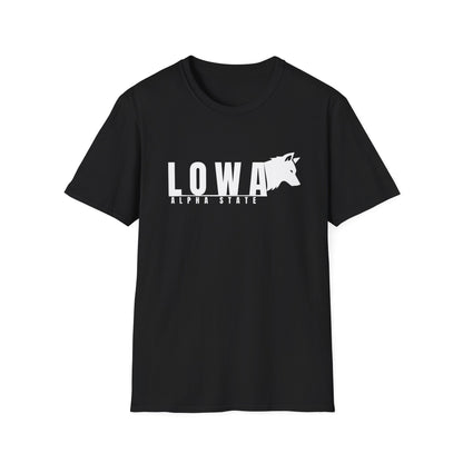 Iowa Alpha State T-Shirt — "Iowa" American style Tee