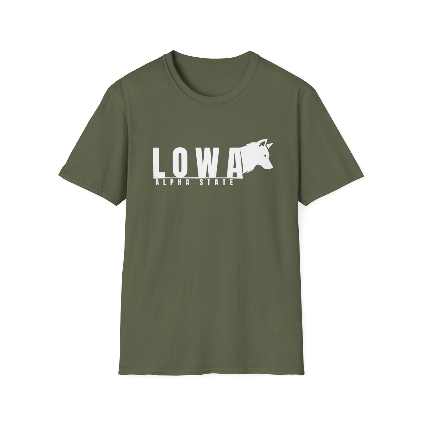 Iowa Alpha State T-Shirt — "Iowa" American style Tee