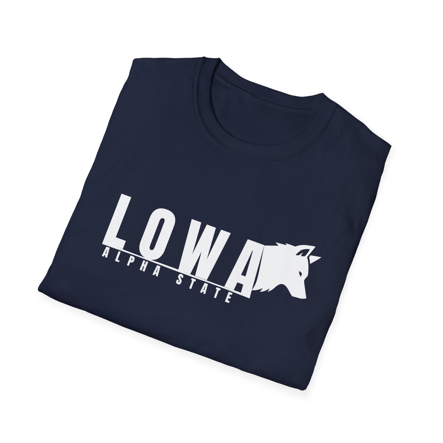 Iowa Alpha State T-Shirt — "Iowa" American style Tee