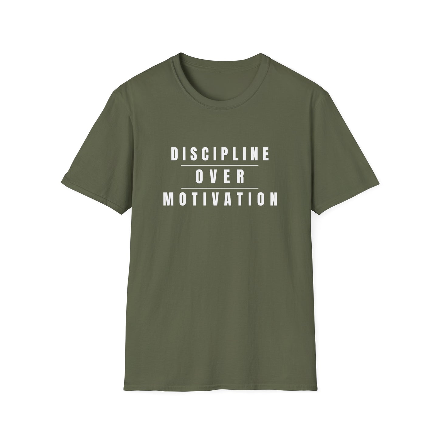 Discipline Over Motivation T-Shirt - Unisex t-shirt