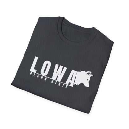 Iowa Alpha State T-Shirt — "Iowa" American style Tee