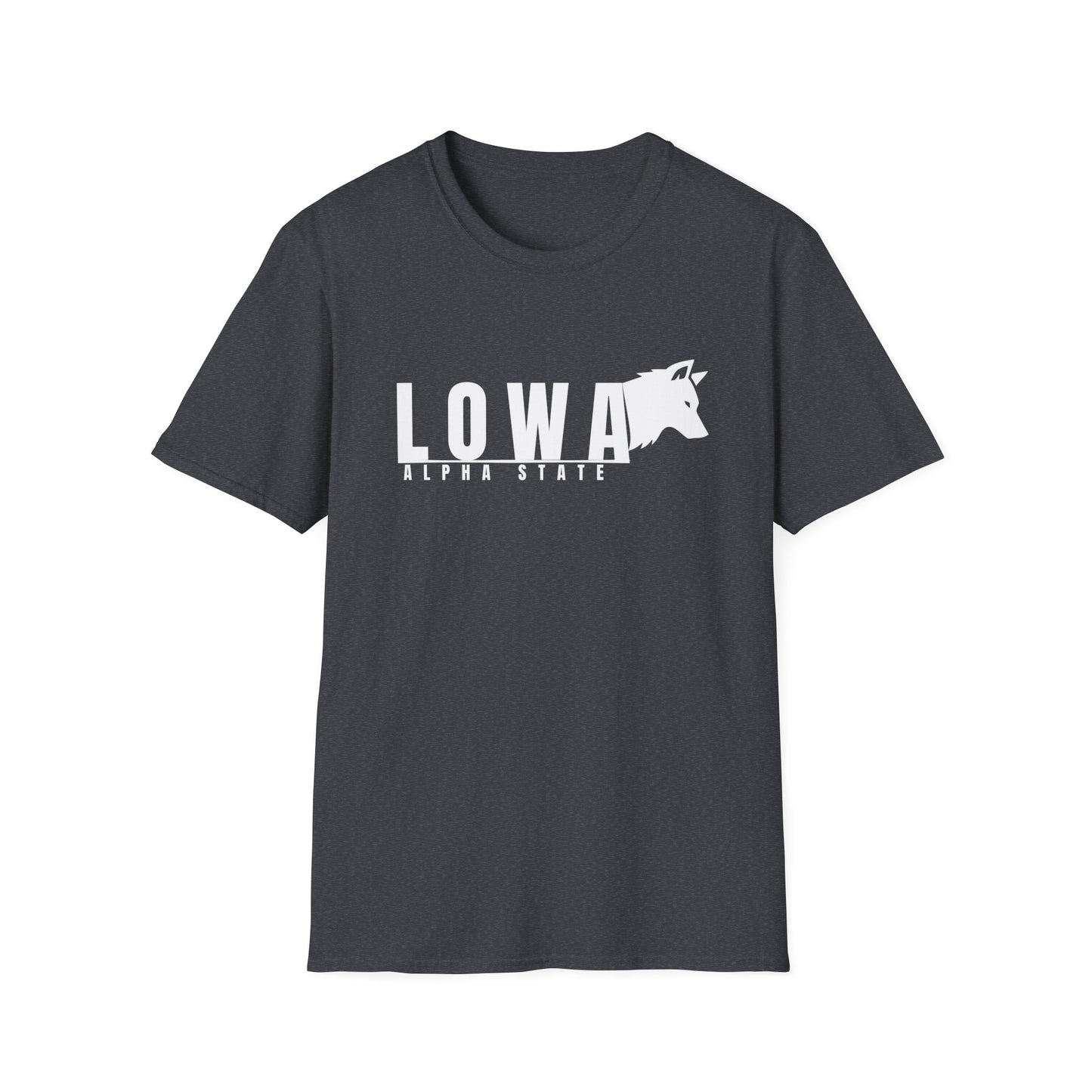 Iowa Alpha State T-Shirt — "Iowa" American style Tee