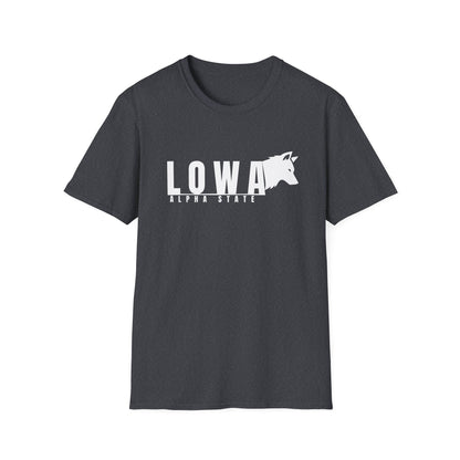 Iowa Alpha State T-Shirt — "Iowa" American style Tee