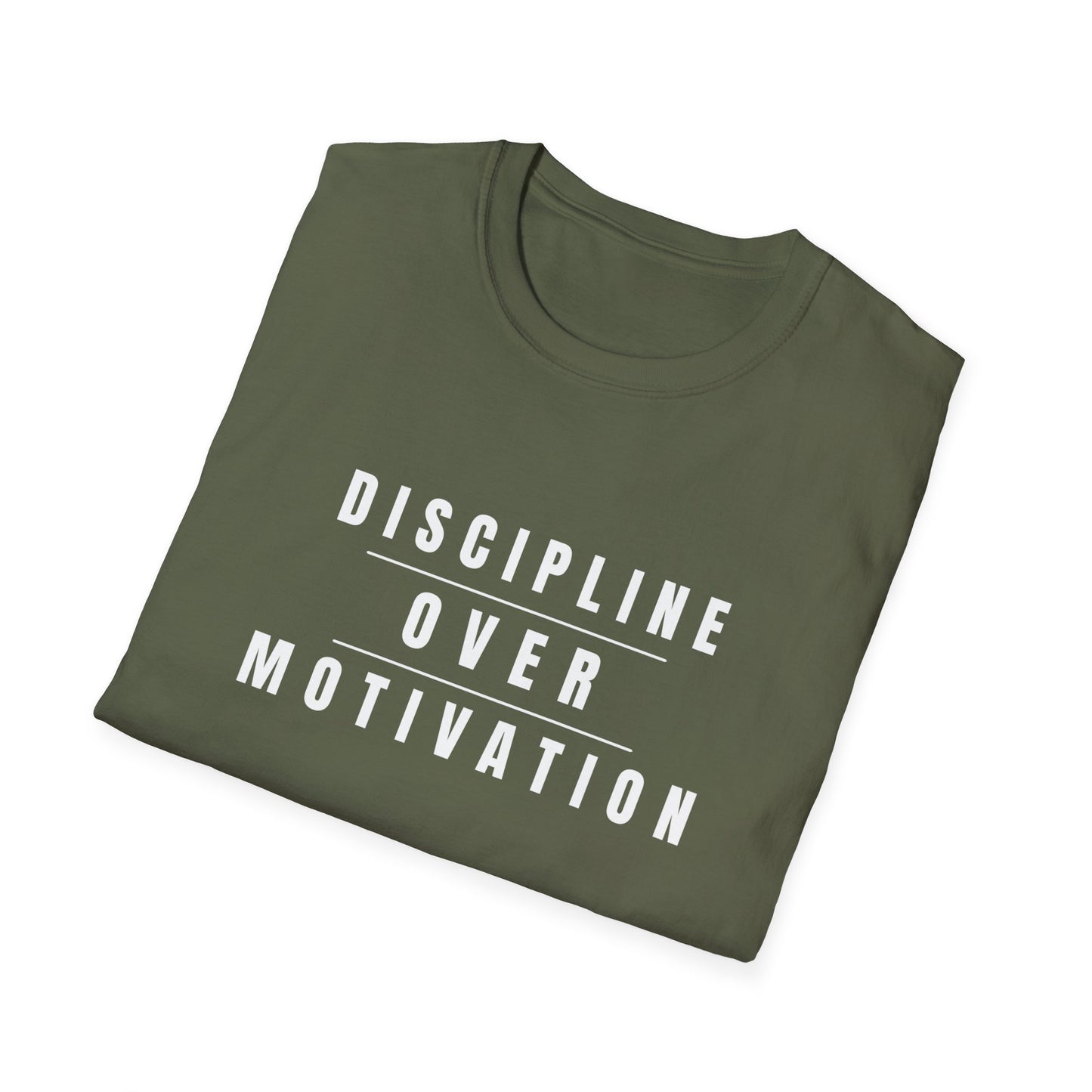 Discipline Over Motivation T-Shirt - Unisex t-shirt
