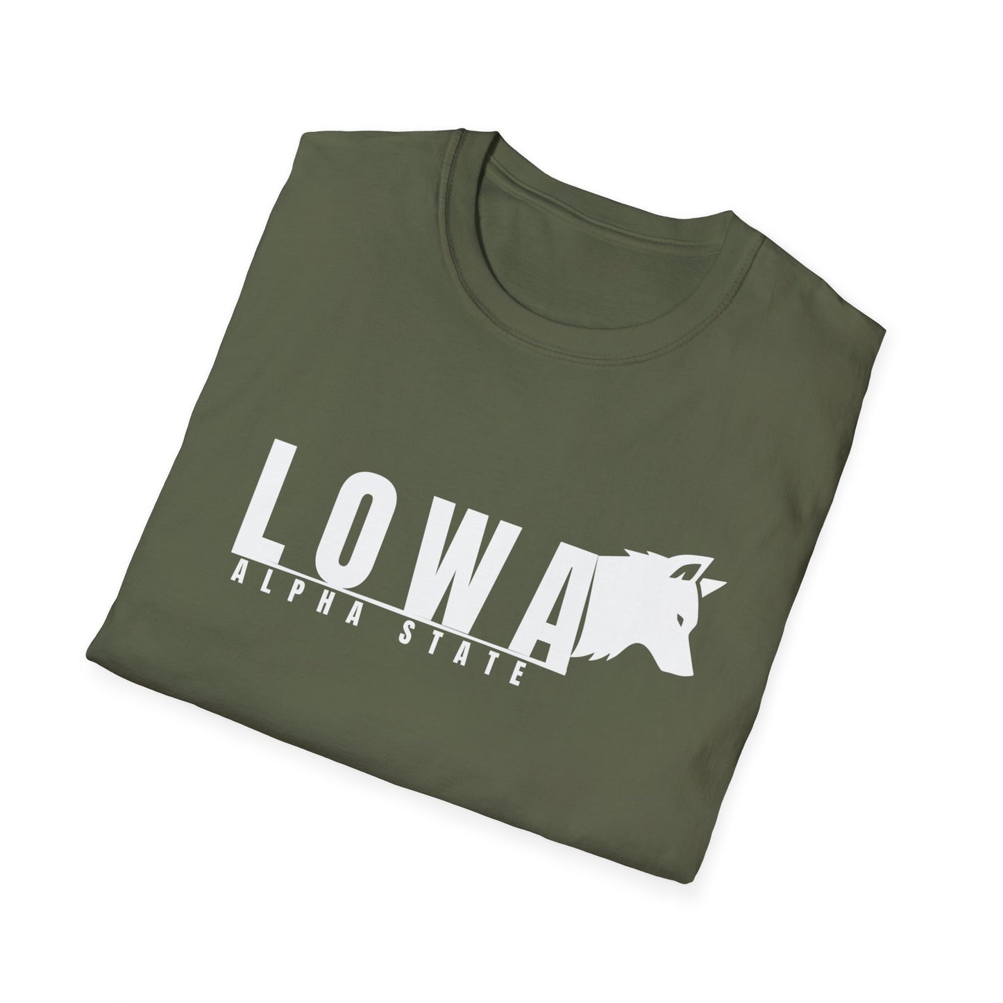 Iowa Alpha State T-Shirt — "Iowa" American style Tee