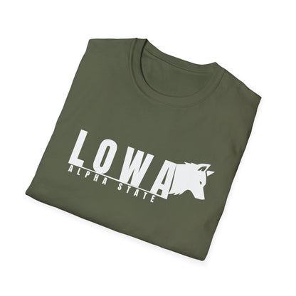 Iowa Alpha State T-Shirt — "Iowa" American style Tee