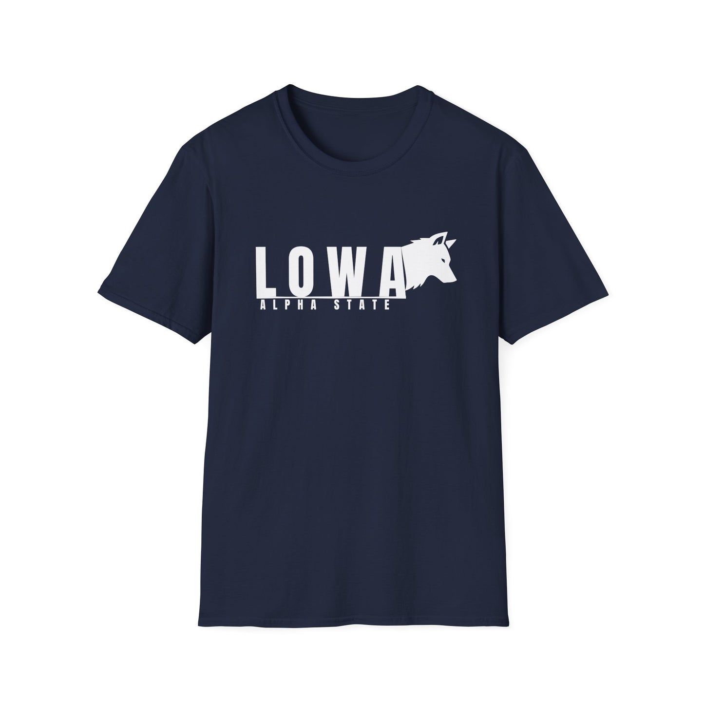 Iowa Alpha State T-Shirt — "Iowa" American style Tee