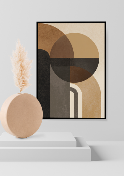 Solara No.01 – Bauhaus  Geometric Wall Art
