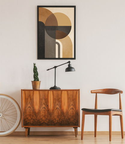 Solara No.01 – Bauhaus  Geometric Wall Art
