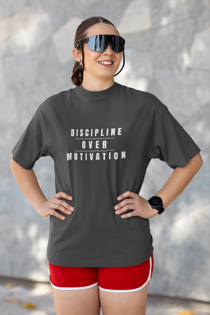 Discipline Over Motivation T-Shirt - Unisex t-shirt
