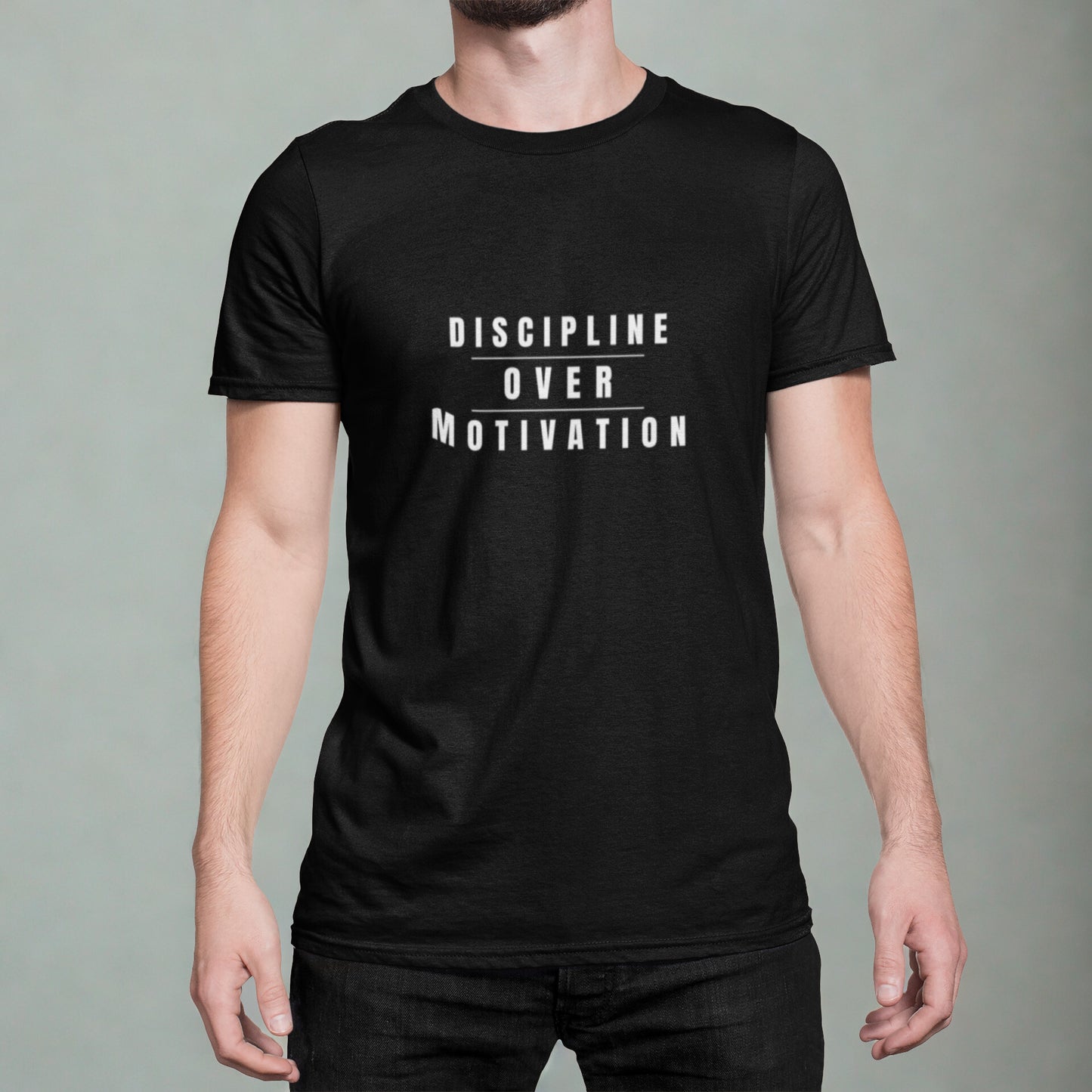 Discipline Over Motivation T-Shirt - Unisex t-shirt