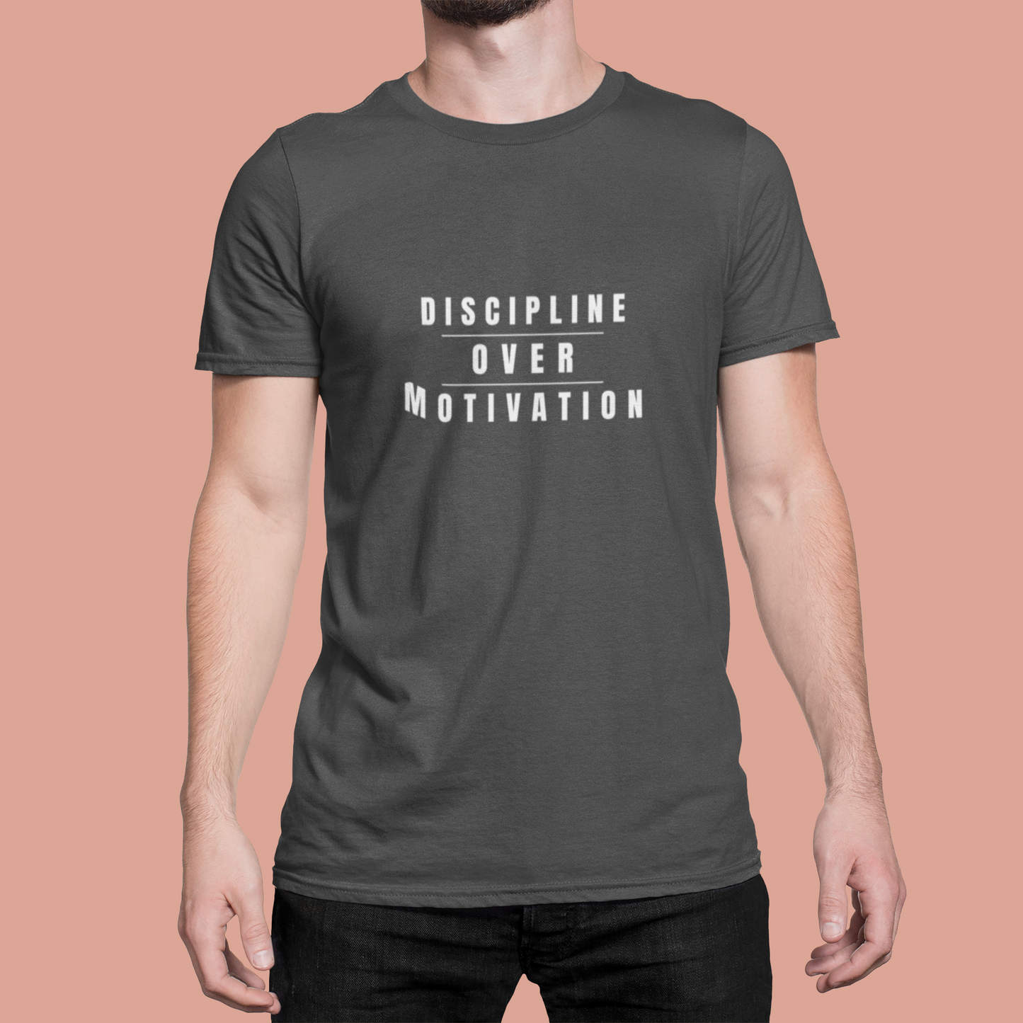Discipline Over Motivation T-Shirt - Unisex t-shirt