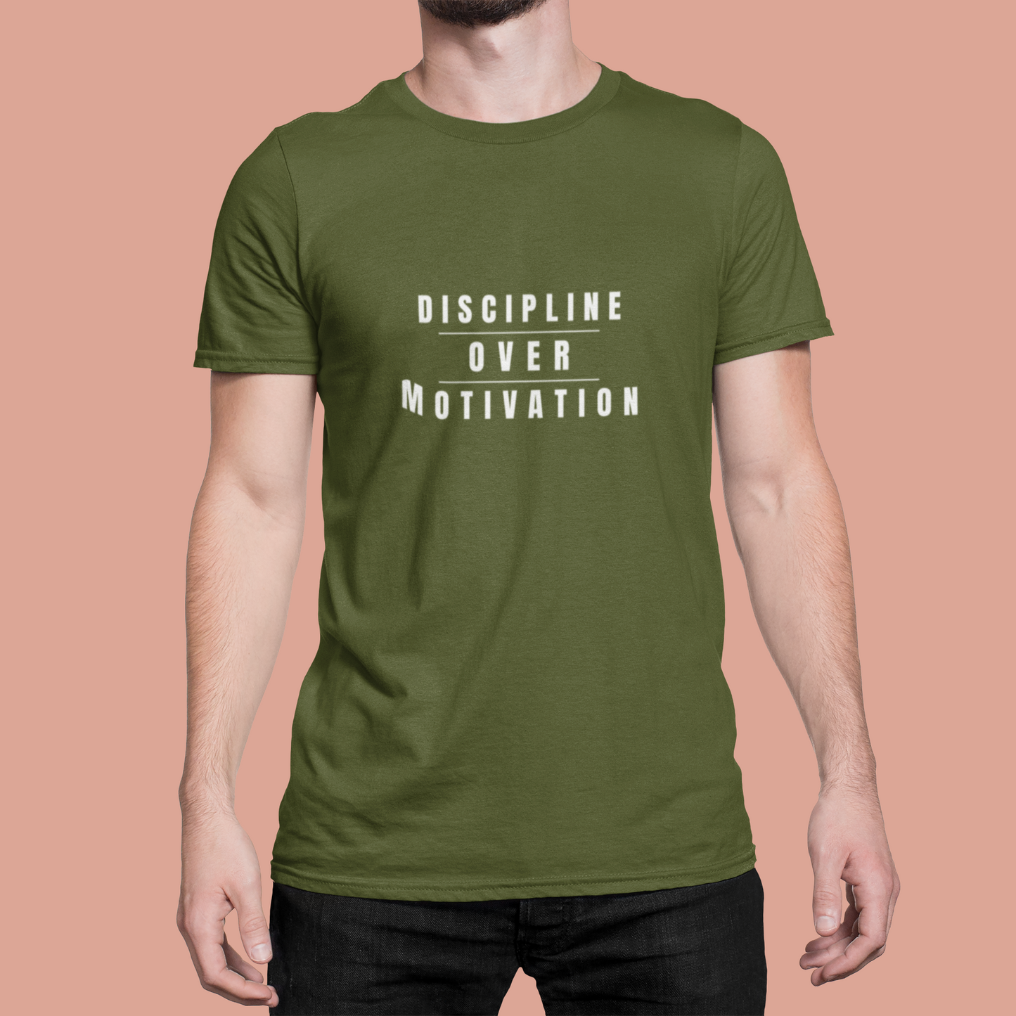 Discipline Over Motivation T-Shirt - Unisex t-shirt