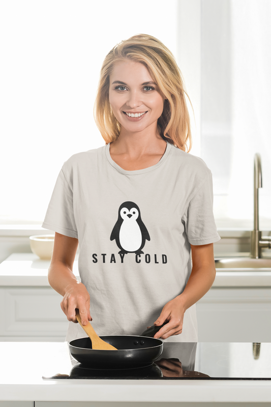 Stay Cold Penguin T-Shirt — Stay Cold™ – Unisex T-Shirt